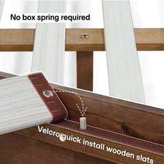 Aurora Solid Wood Bed Frame-17