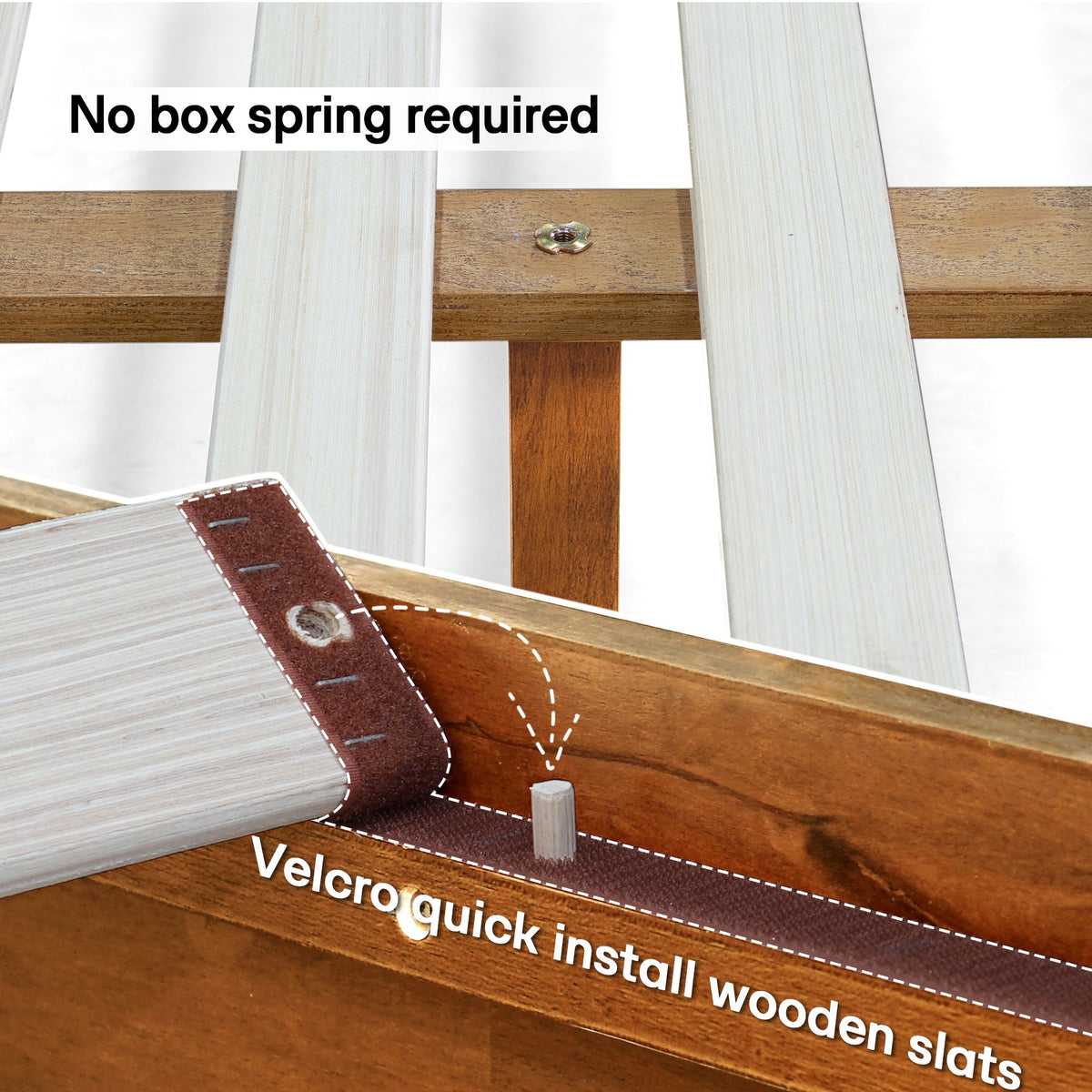 Aurora Solid Wood Bed Frame-27