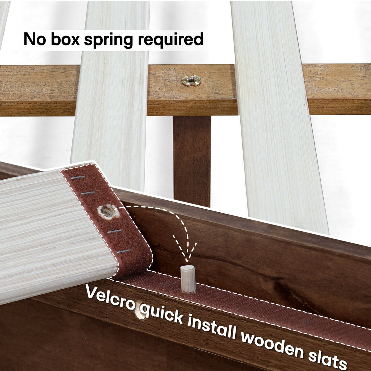 Aurora Solid Wood Bed Frame-37