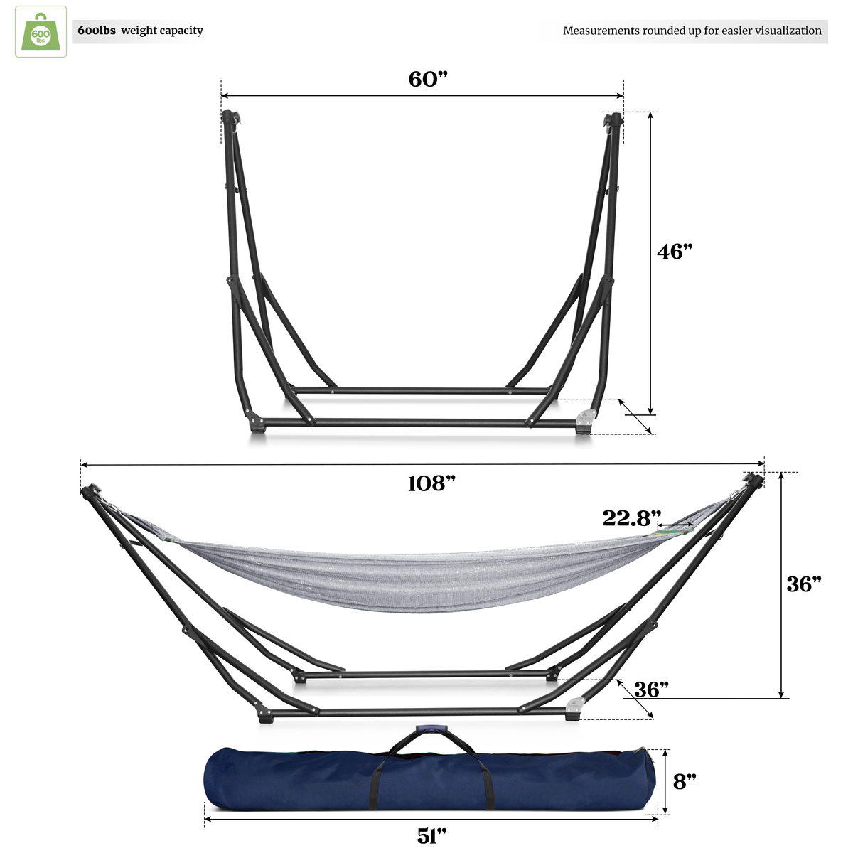 UniGen Transforming Hammock Stand-24