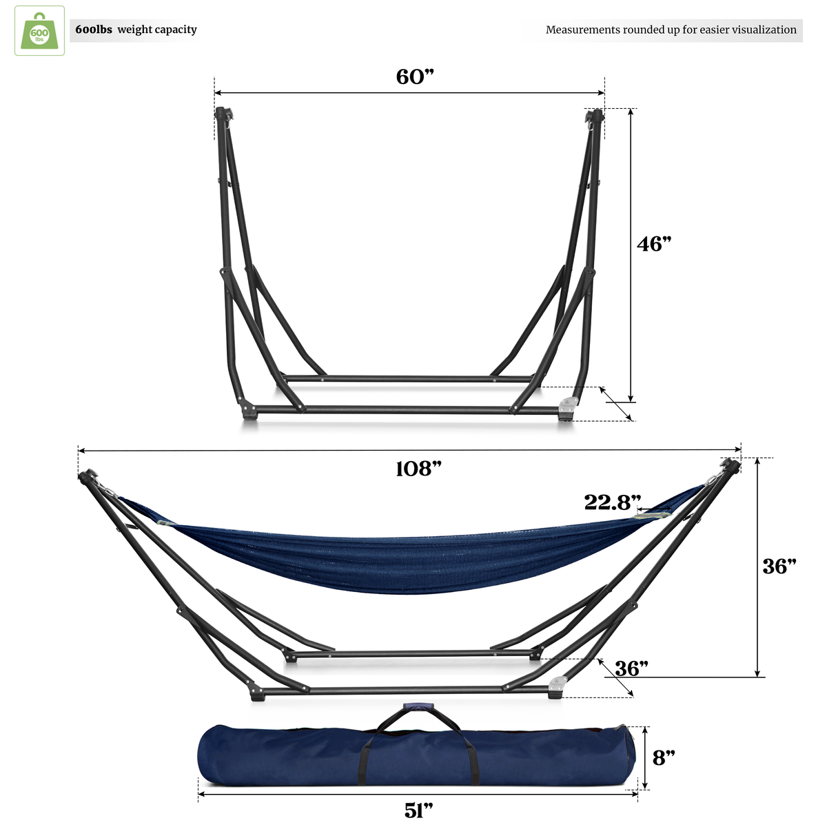 UniGen Transforming Hammock Stand-14