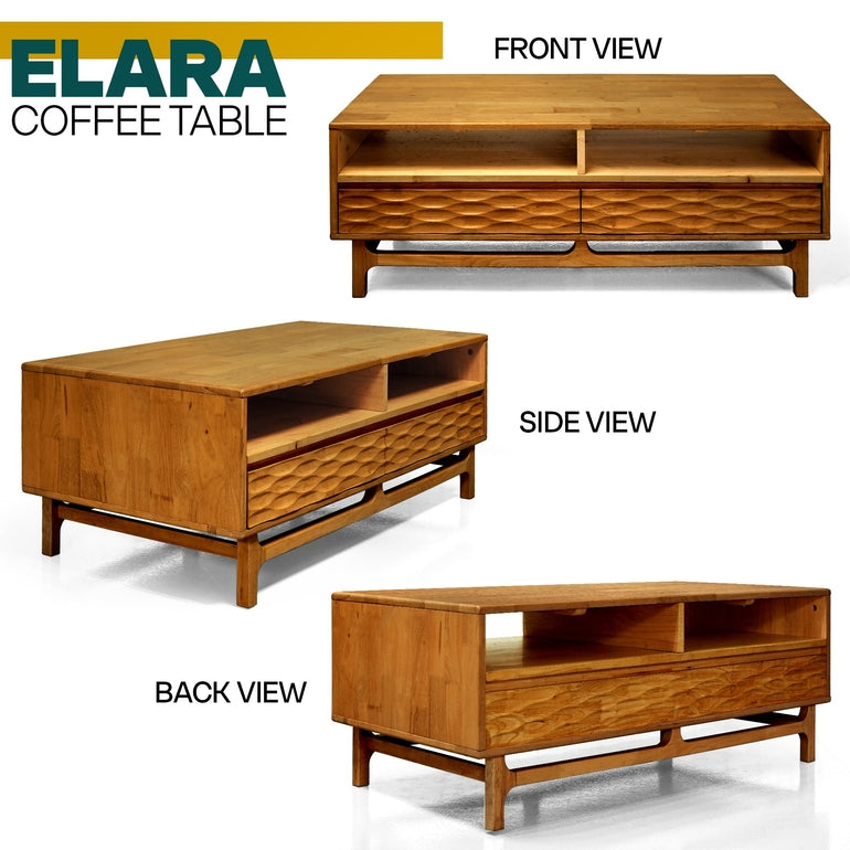 Elara Wooden Coffee Table-10