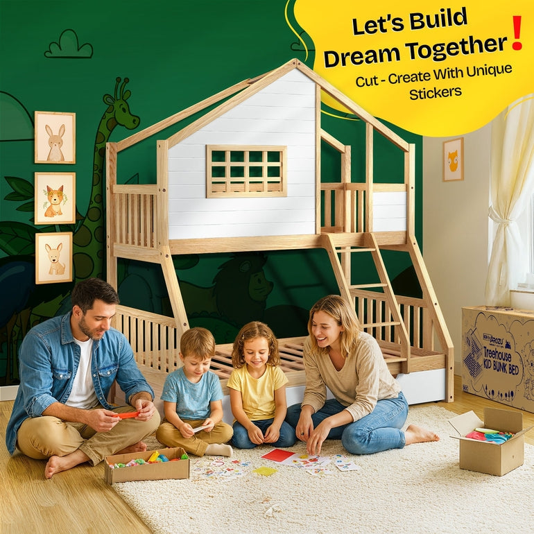 Treehouse Kid Bunk Bed-18