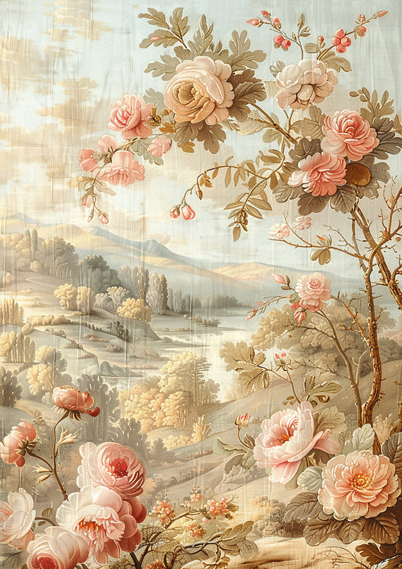 Tissue Paper A4 6/Pkg 18th Century-2
