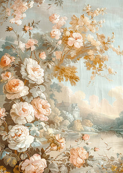 Tissue Paper A4 6/Pkg 18th Century-6