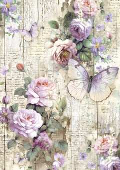 Tissue Paper A4 6/Pkg Whimsical Butterflies-2