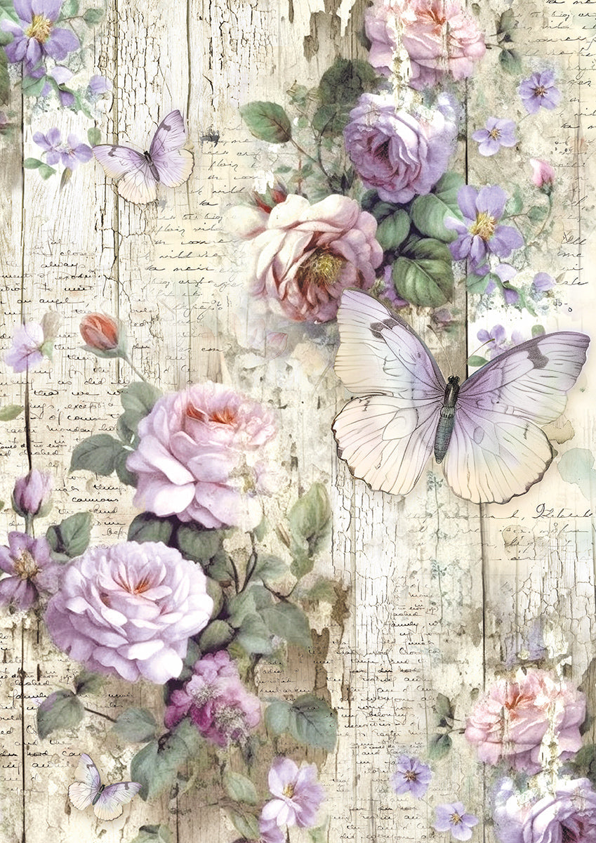 Tissue Paper A4 6/Pkg Whimsical Butterflies-2