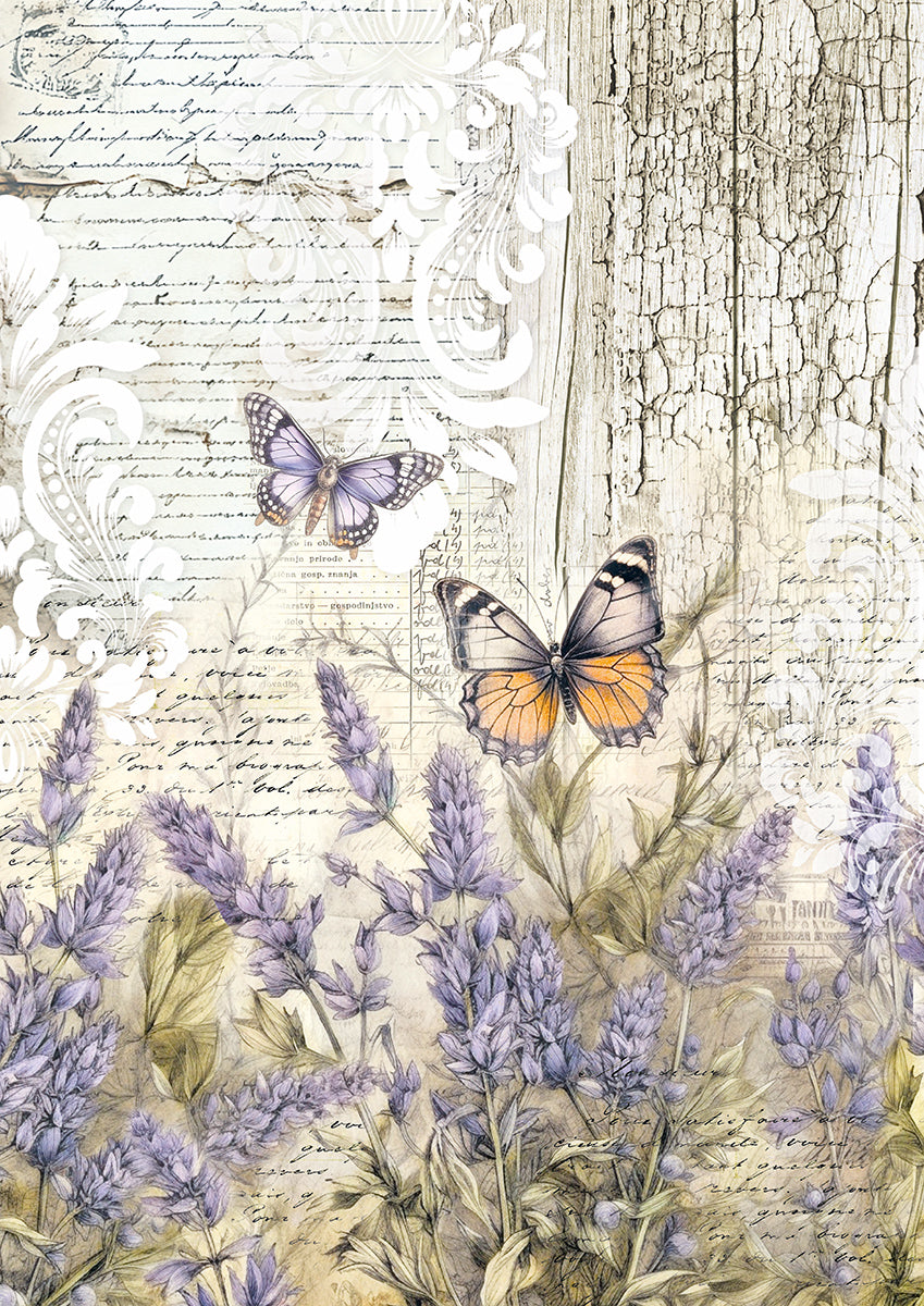 Tissue Paper A4 6/Pkg Whimsical Butterflies-5