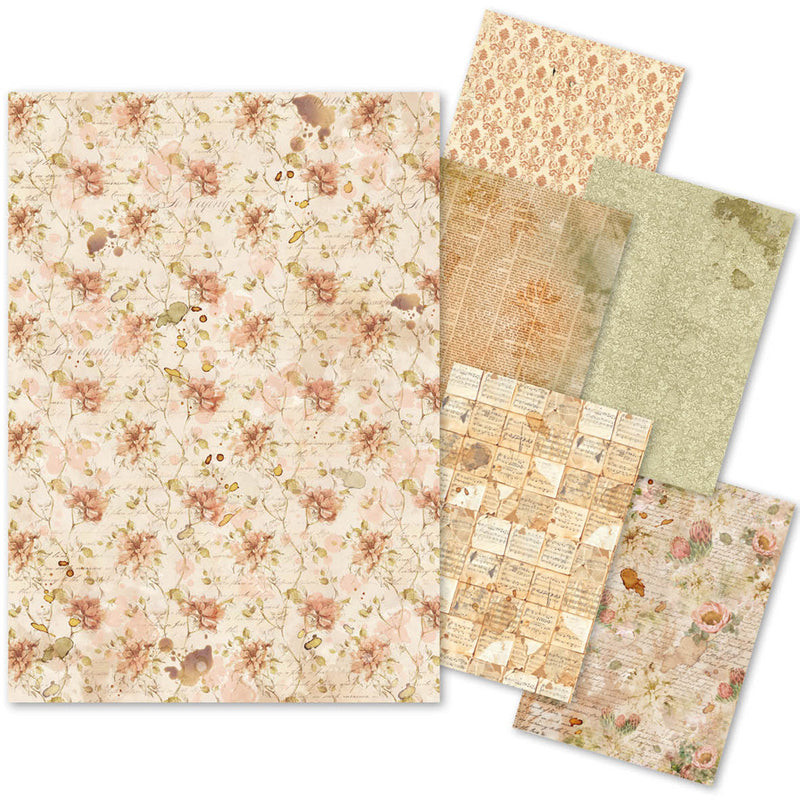 Tissue Paper A4 6/Pkg A Journey of Love-1