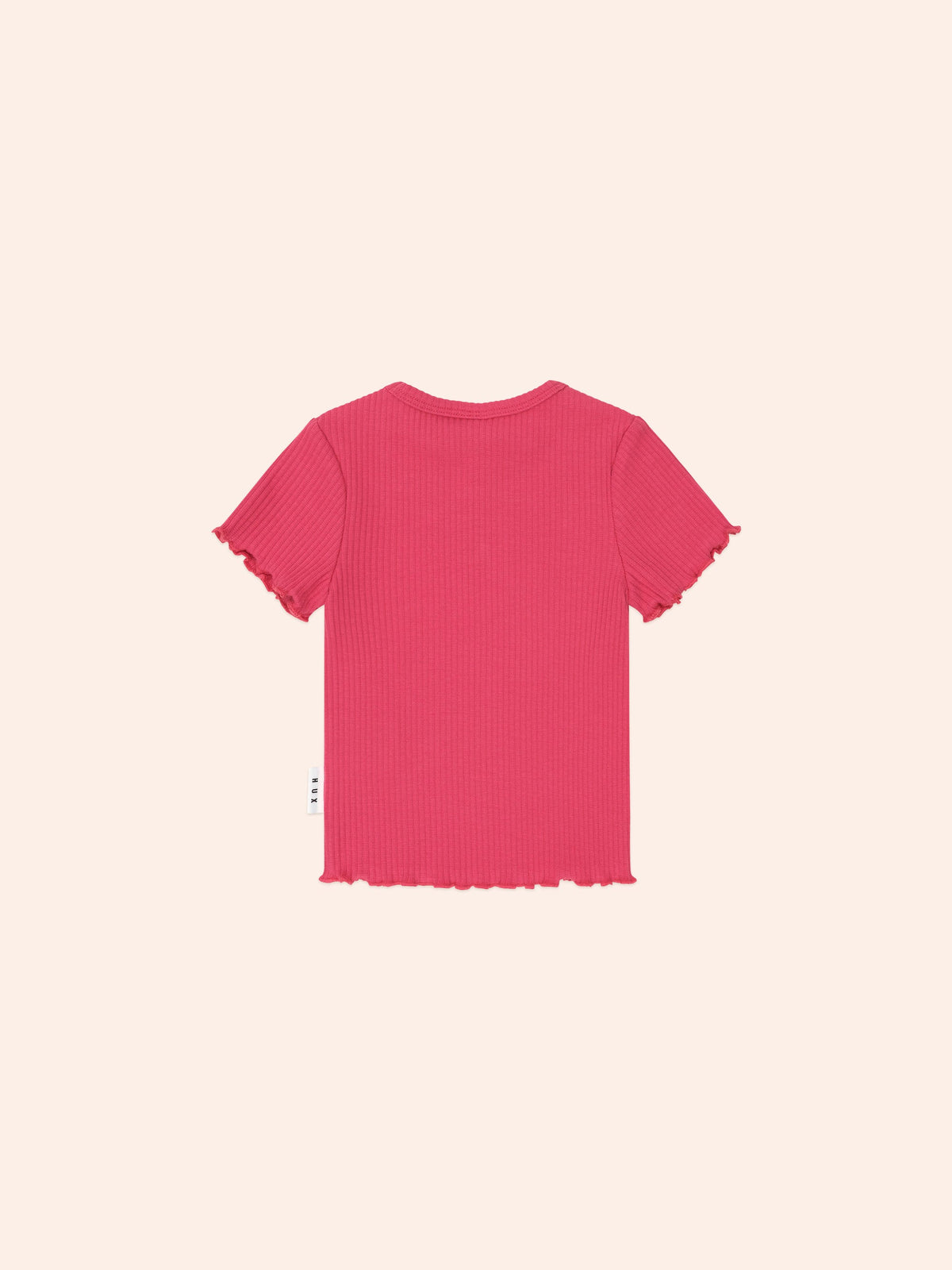Cherry Rib Tee | Cherry | Huxbaby-2