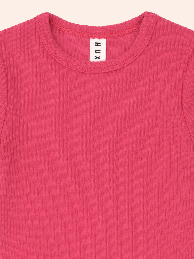 Cherry Rib Tee | Cherry | Huxbaby-3