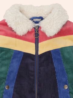Colour Block Cord Jacket | Multi | Huxbaby-4