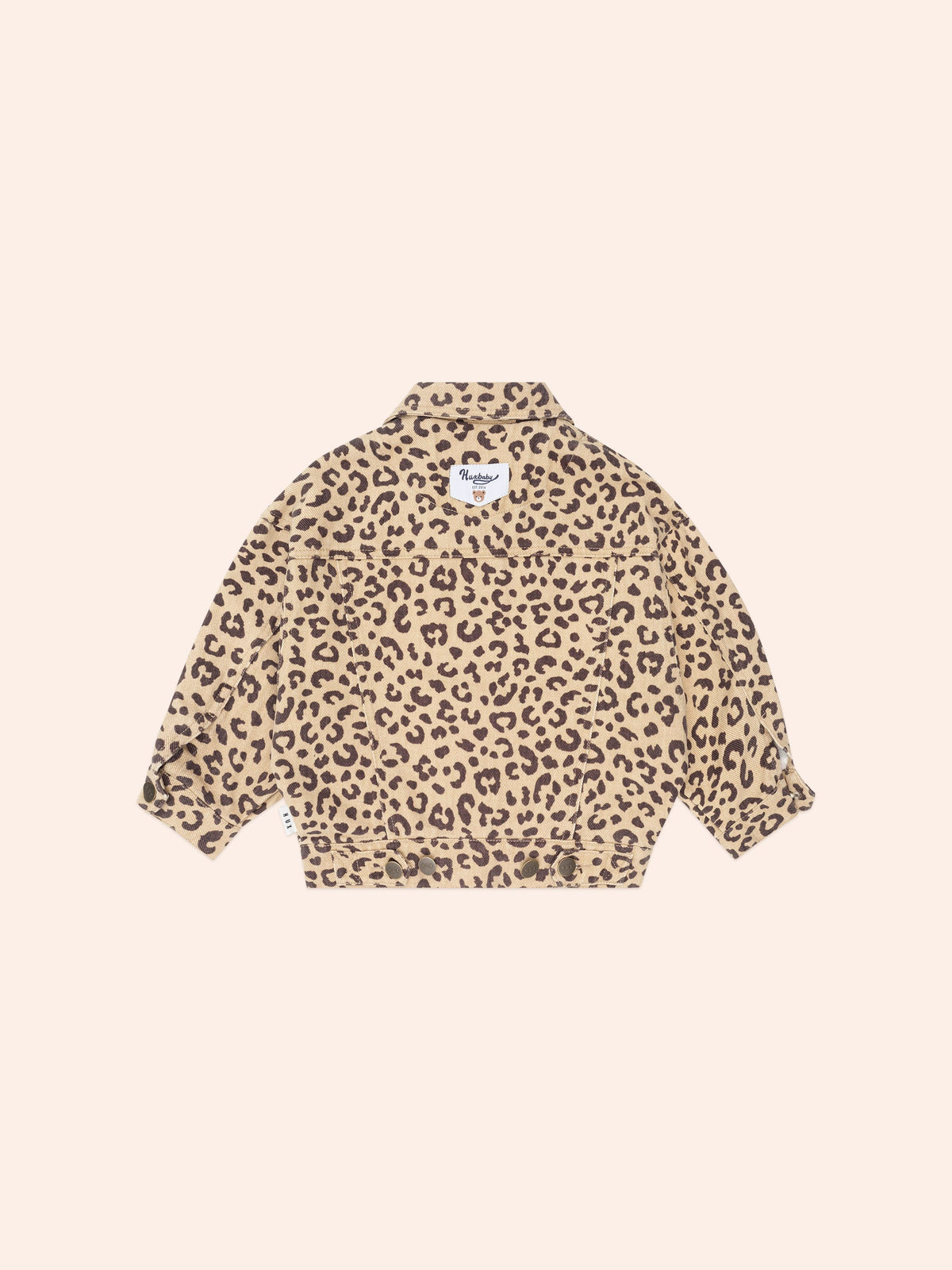 Very Cherry Leopard Print Denim Jacket | Animal | Huxbaby-3