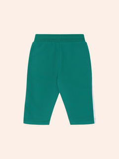 Racer Stripe Trackpant | Emerald | Huxbaby-3
