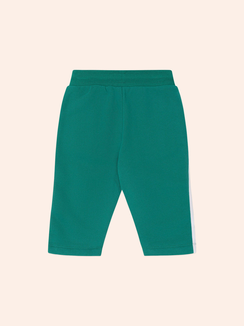 Racer Stripe Trackpant | Emerald | Huxbaby-3