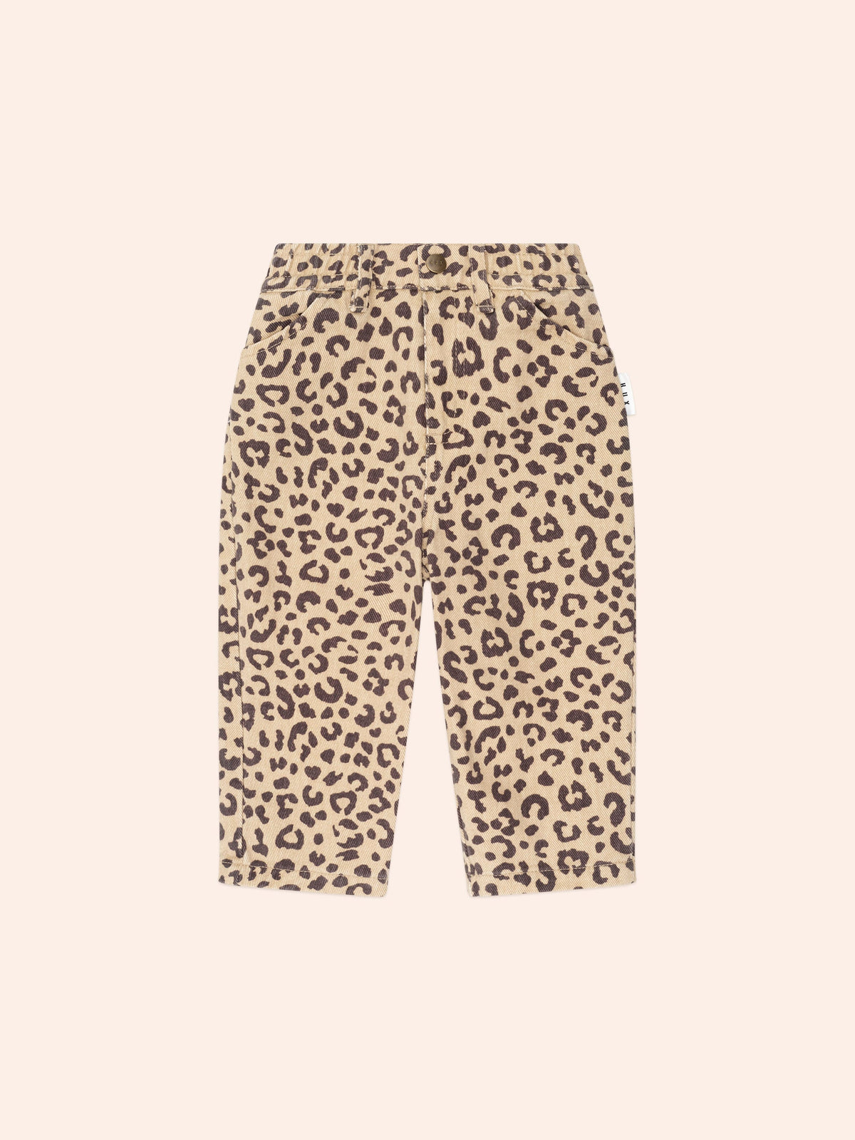Leopard Print Denim Jeans | Animal | Huxbaby-2