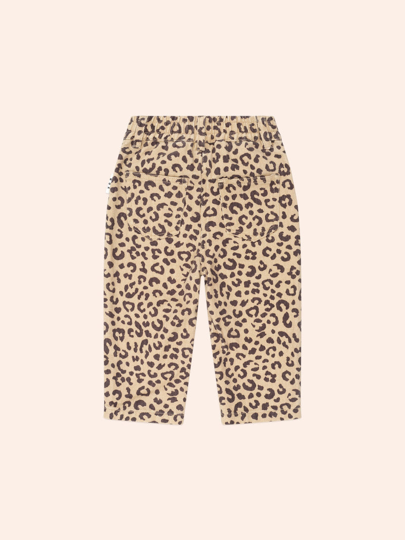 Leopard Print Denim Jeans | Animal | Huxbaby-3