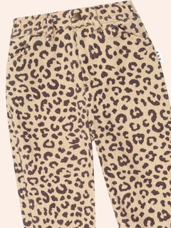 Leopard Print Denim Jeans | Animal | Huxbaby-5