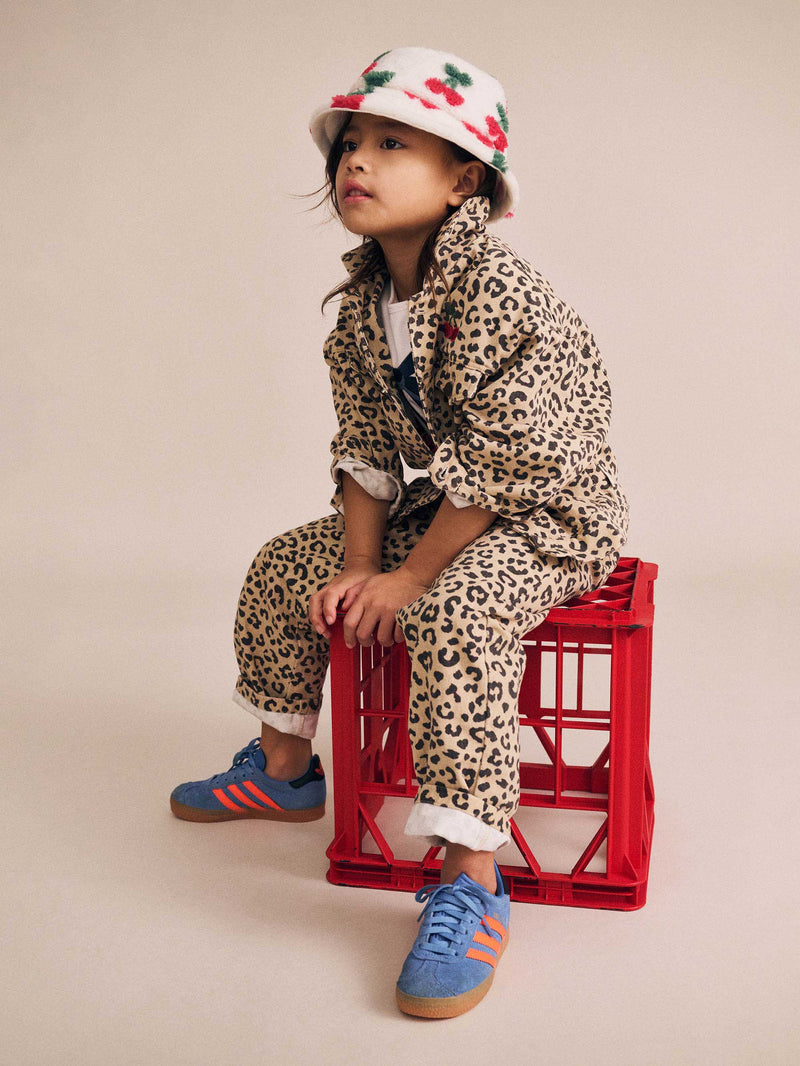 Leopard Print Denim Jeans | Animal | Huxbaby-1