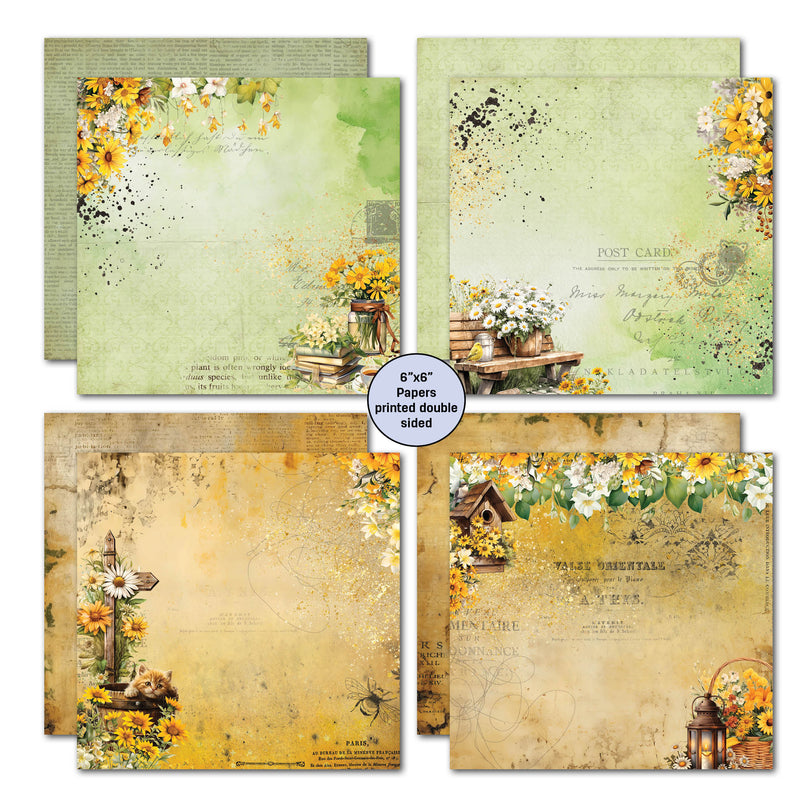 3Quarter Designs Hey Buttercup 6x6 Paper Pack-3