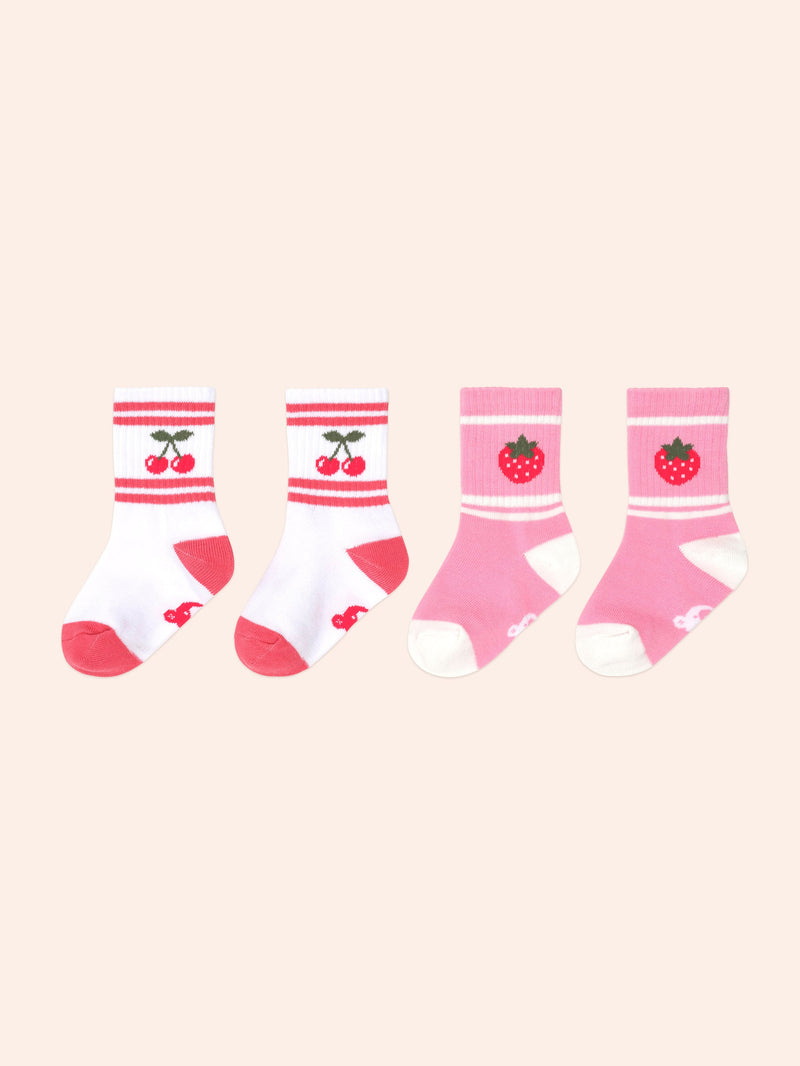 2 pack Socks | Multi | Huxbaby-1