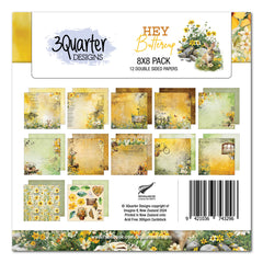 3Quarter Designs Hey Buttercup 8x8 Paper Pack-1