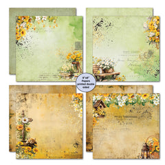 3Quarter Designs Hey Buttercup 8x8 Paper Pack-3