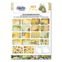 3Quarter Designs Hey Buttercup 6x4 Card Pack-1