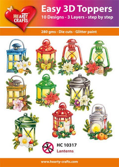 Hearty Crafts Easy 3D Toppers Lanterns-1