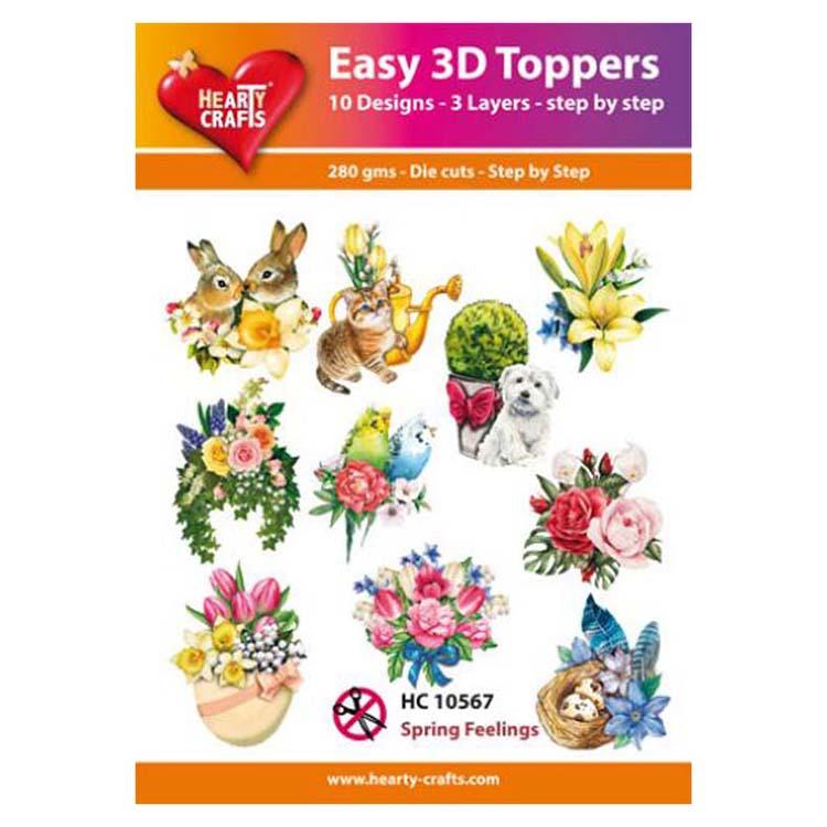 Hearty Crafts Easy 3D Toppers Spring Feelings-1