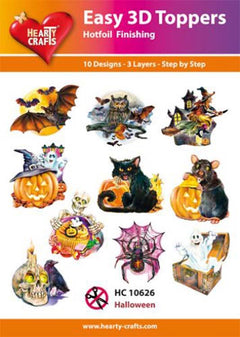 Hearty Crafts Easy 3D Toppers - Halloween-1