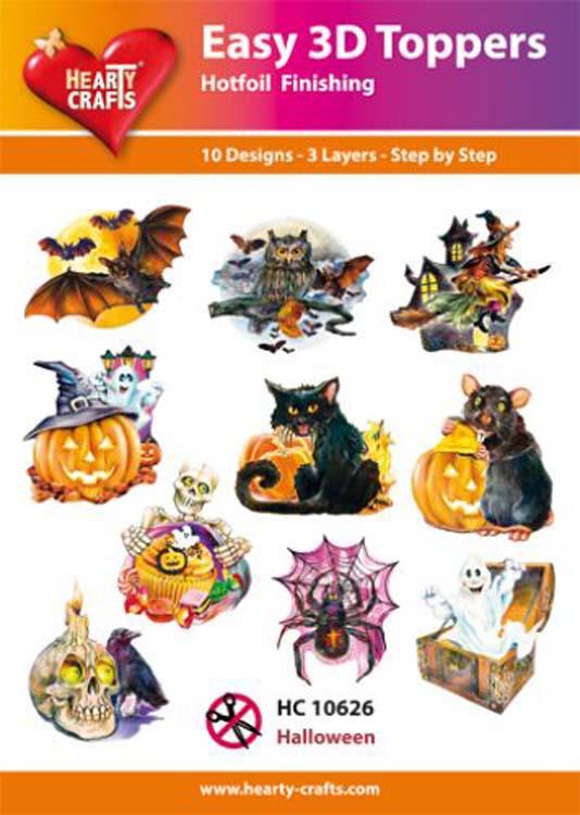 Hearty Crafts Easy 3D Toppers - Halloween-1