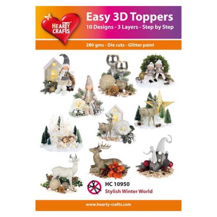 Hearty Crafts Easy 3D Toppers Stylish Winter World-1