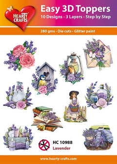 Hearty Crafts Easy 3D Toppers - Lavender-1