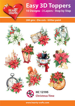 Hearty Craft Easy 3D Topper Christmas Time-1