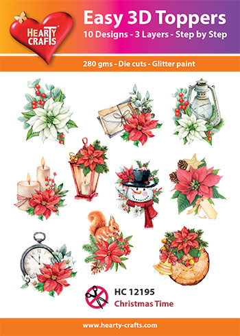 Hearty Craft Easy 3D Topper Christmas Time-1