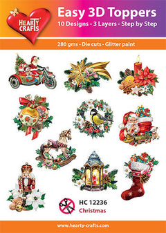 Hearty Craft Easy 3D Topper Christmas Decorations-1