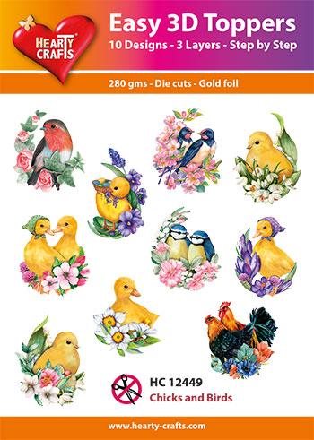Easy 3D Toppers - Chicks and Birds-1