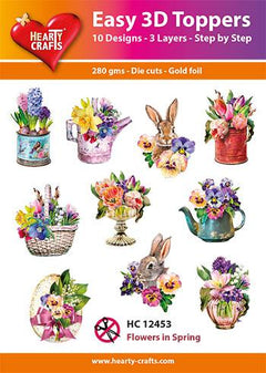 Easy 3D Toppers - Flowers in Spring-1
