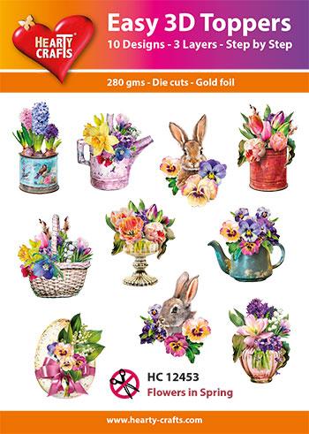 Easy 3D Toppers - Flowers in Spring-1