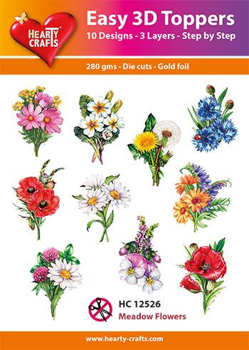 Easy 3D Toppers - Meadow Flowers-1