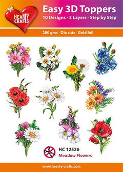 Easy 3D Toppers - Meadow Flowers-1