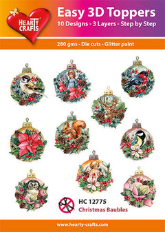 EASY 3D Christmas Baubles-1