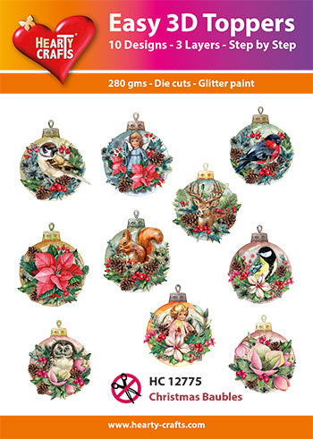 EASY 3D Christmas Baubles-1