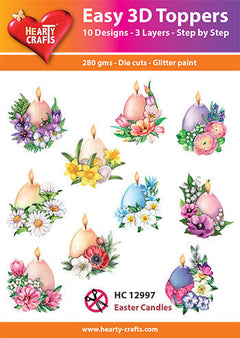 Easy 3D-Toppers Easter Candles-1