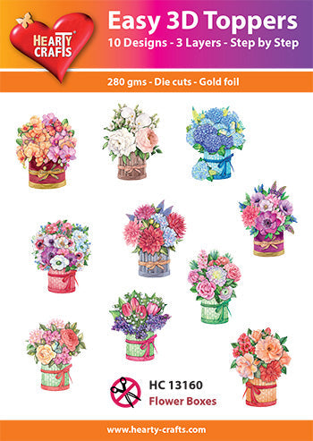 Easy 3D-Toppers Flowers Boxes-1
