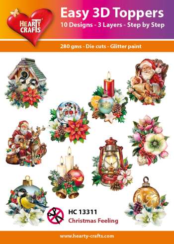 Hearty Craft Easy 3D Topper Christmas Feelling-1