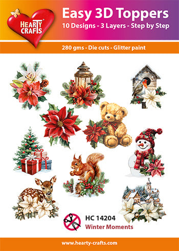 Hearty Crafts Easy 3D-Toppers - Winter Moments-1