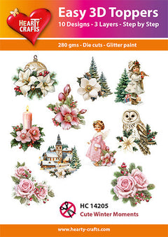 Hearty Crafts Easy 3D-Toppers - Cute Winter-1