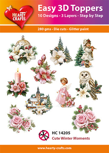 Hearty Crafts Easy 3D-Toppers - Cute Winter-1
